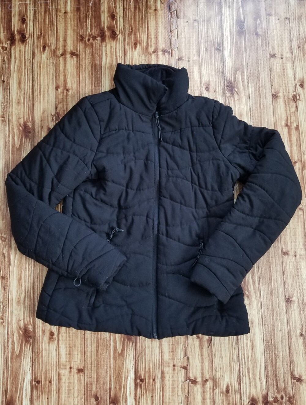 Champion Women's 3-in-1 Systems Jacket Black Puffer Coat Size S Quilted
